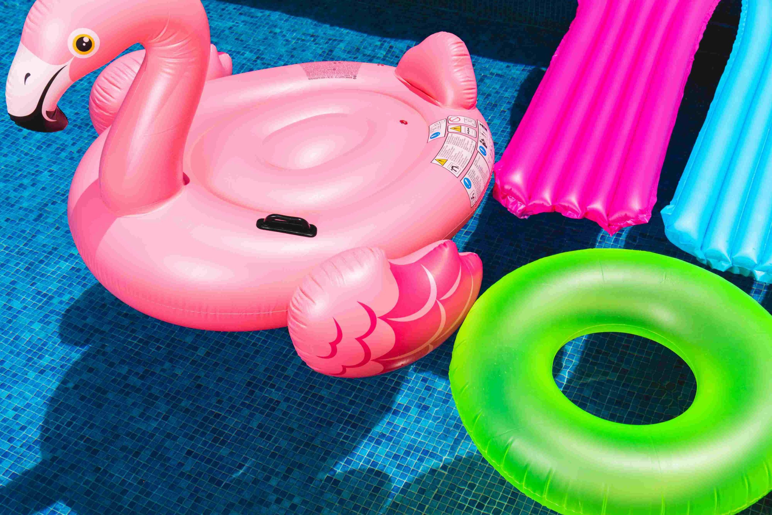 Colorful Pool Floats.